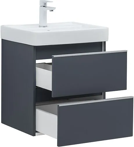 Тумба под умывальник подвесная Aquanet Вега 50 маренго 00329588