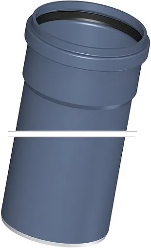 Труба канализационная внутренняя бесшумная D=110мм L=4000мм Poloplast POLO-KAL NG P2047