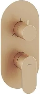 Смеситель для душа скрытого монтажа Ravak Eleganta розовое золото X070371, 1