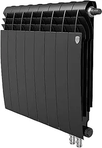 Радиатор биметаллический 8 секций нижнее правое подключение Royal Thermo BiLiner VD 500 Noir Sable RTBNSVDR50008 Радиатор биметаллический 8 секций нижнее правое подключение Royal Thermo BiLiner VD 500 Noir Sable RTBNSVDR50008, 1