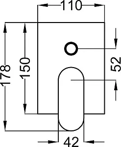 Смеситель для ванны скрытого монтажа Cezares Stella хром STELLA-VDIM-01-Cr, 2
