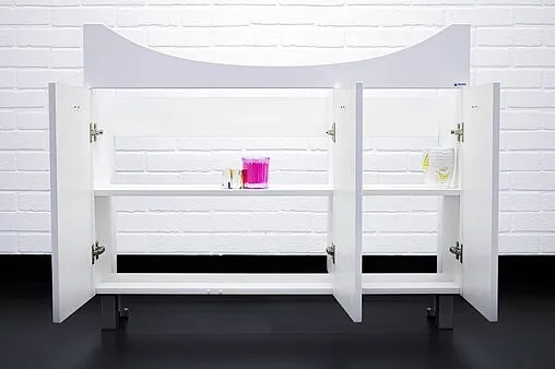 Тумба-умывальник напольный Айсберг Мега 105 белый DM4603T+4620008197388