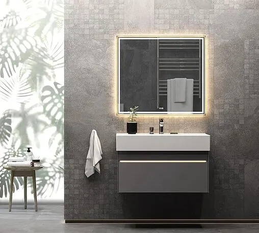 Тумба-умывальник подвесная Kerama Marazzi Logica 90 песчаный LOG.90.2\SAN+LO.wb.90.2+LO.dis.02\CR