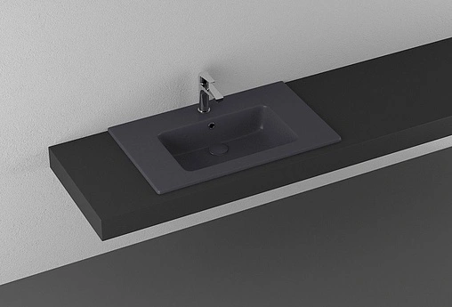 Раковина ISVEA SistemaT 81.5 антрацит 10SL51081-2C