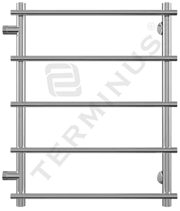 Полотенцесушитель водяной лесенка Terminus Квинта П5 500х696 б/п 500 полированная сталь 4670030723864, 1