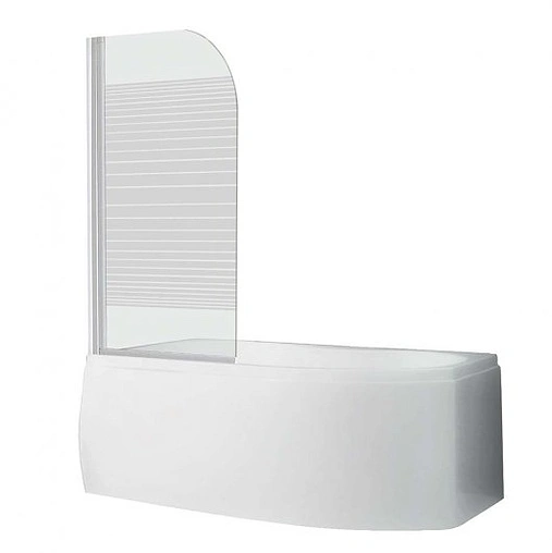 Шторка на ванну 750мм прозрачное, матовое стекло Roltechnik SCREEN/750 4000222