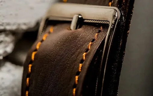 Зеркало на ремне с подсветкой Jorno Wood 50 коричневый Wood.02.50/ТК