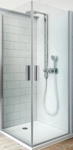 Душевое ограждение 900x900мм прозрачное стекло Roltechnik Tower Line TCO1+TCO1/900*900 727-9000000-00-02+727-9000000-00-02