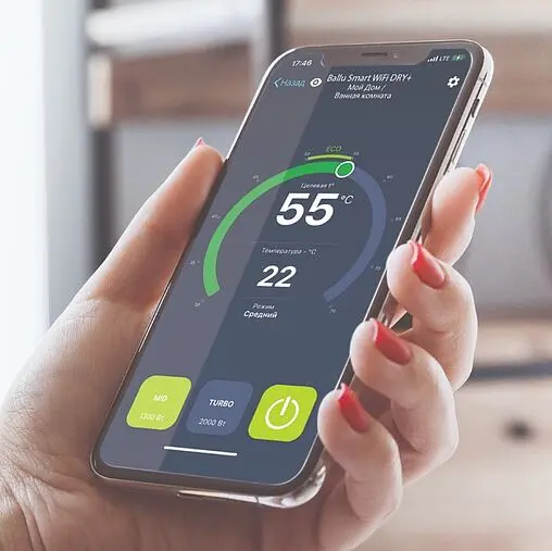 Водонагреватель накопительный электрический Ballu BWH/S 100 Smart WiFi DRY+