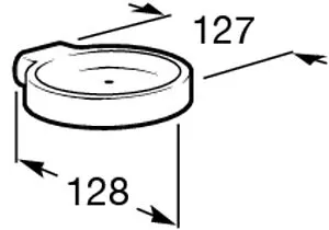 Мыльница Roca Hotels хром 816371001 Мыльница Roca Hotels хром 816371001, 2