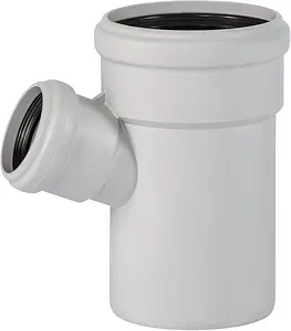 Тройник внутренний бесшумный D=110x58мм Угол 67° Ostendorf Skolan Safe SKEA 335320, 1