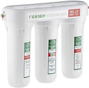 Фильтр под мойку для жесткой воды Гейзер Ультра Био 421 11042 Дисраптор Фильтр под мойку для жесткой воды Гейзер Ультра Био 421 11042 Дисраптор, 3