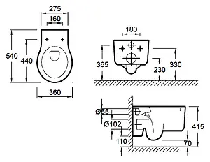 Унитаз подвесной Jacob Delafon Formilia белый E4773-00 Унитаз подвесной Jacob Delafon Formilia белый E4773-00, 2
