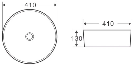 Раковина BelBagno 41 серый матовый BB1315-H311 Раковина BelBagno 41 серый матовый BB1315-H311