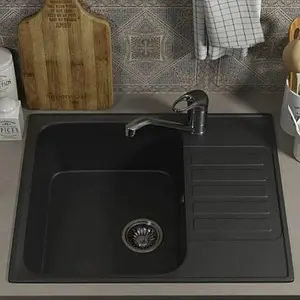 Мойка кухонная Uperwood UPD-202 уголь 391020211 Мойка кухонная Uperwood UPD-202 уголь 391020211, 3