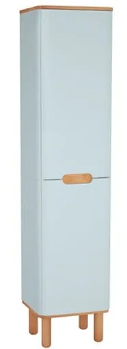 Шкаф-пенал с бельевой корзиной VitrA Sentо 40 R белый матовый/светлое дерево 60842 Шкаф-пенал с бельевой корзиной VitrA Sentо 40 R белый матовый/светлое дерево 60842