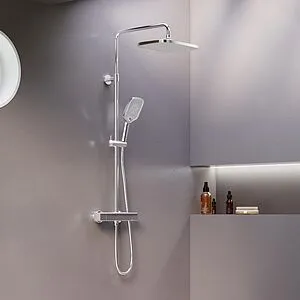 Душевая система с термостатом для душа Damixa Gala хром 953800000 Душевая система с термостатом для душа Damixa Gala хром 953800000, 4