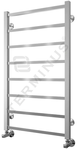 Полотенцесушитель водяной лесенка Terminus Контур П8 500х900 полированная сталь 4620768886768