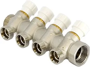 Коллектор регулирующий проходной 4 отвода 1"в/н x ¾"ек Uni-fitt 400N4341 Коллектор регулирующий проходной 4 отвода 1"в/н x ¾"ек Uni-fitt 400N4341, 4