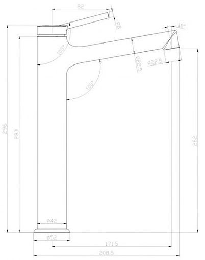 Смеситель для раковины Lemark Minima хром LM3809C Смеситель для раковины Lemark Minima хром LM3809C