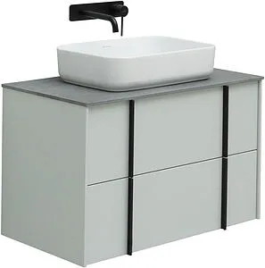 Тумба-умывальник подвесная Allen Brau Reality 80 папирус 1.32005.PWM+, 1