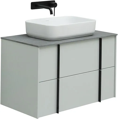 Тумба-умывальник подвесная Allen Brau Reality 80 папирус 1.32005.PWM+