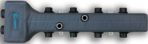 Распределительный коллектор 4 контура с гидрострелкой 1¼&quot;н x 1&quot;н Север-Т4(Aisi) 1915031