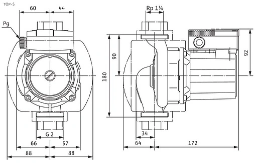Насос циркуляционный Wilo TOP-S 30/7-EM 2048322 Насос циркуляционный Wilo TOP-S 30/7-EM 2048322