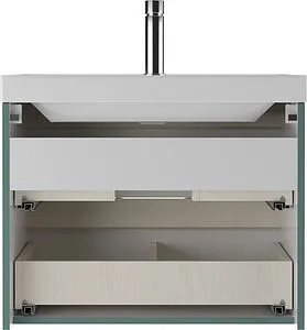 Тумба под умывальник подвесная Домино Classica 70 олива DD2505T, 5