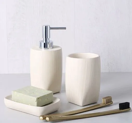 Дозатор для жидкого мыла Fixsen Balk бежевый/хром FX-270-1