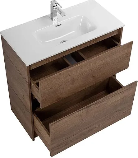 Тумба-умывальник напольная BelBagno KRAFT 70 Rovere Tabacco KRAFT39-700/390-2C-PIA-RT+BB700/390ETL