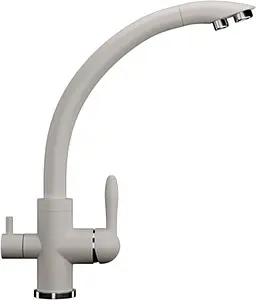 Смеситель для кухни с подключением к фильтру Ulgran белый U-017-331 Смеситель для кухни с подключением к фильтру Ulgran белый U-017-331, 1