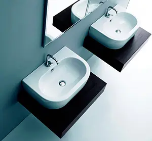 Раковина Kerasan Flo 60 белый 314201*1 Раковина Kerasan Flo 60 белый 314201*1, 4