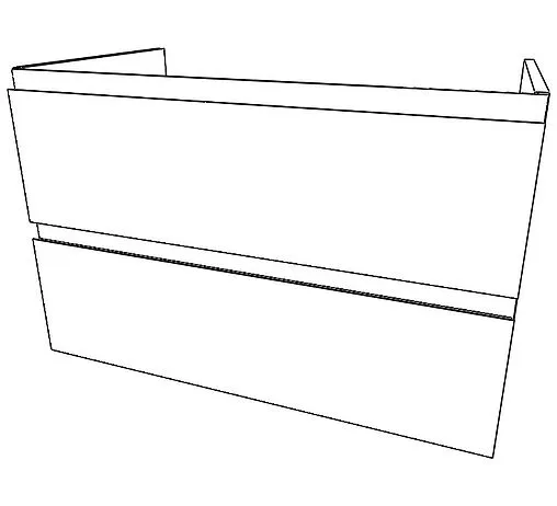 Тумба под умывальник подвесной Домино Graffo 80 светло-серый DGr2421T