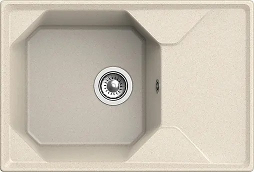 Мойка кухонная GranFest Unique U-740L бежевый