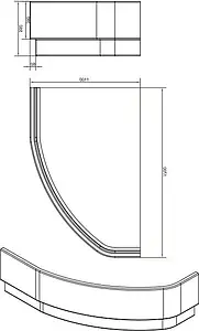 Панель для ванны фронтальная левая Cersanit Kaliope 170 L белый P-PA-KALIOPE*170-L Панель для ванны фронтальная левая Cersanit Kaliope 170 L белый P-PA-KALIOPE*170-L, 2