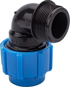 Уголок компрессионный переходной 40мм x 1½&quot;н ТПК-Аква 50014112, 4