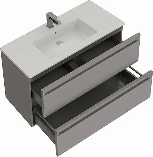 Тумба-умывальник подвесная Allen Brau Eclipse 2.0 60 платина 1.E1001.PGM 2.0+4.11023.20