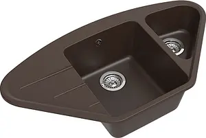 Мойка кухонная Ewigstein Wink W-80KF шоколад Мойка кухонная Ewigstein Wink W-80KF шоколад, 1