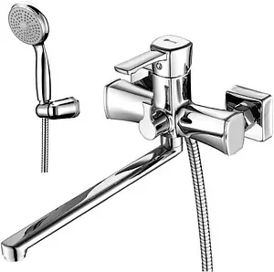 Смеситель для ванны с длинным изливом Lemark Evitta хром LM0551C Смеситель для ванны с длинным изливом Lemark Evitta хром LM0551C, 1