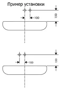 Смеситель для раковины из стены Hansgrohe Talis S хром 72111000, 3