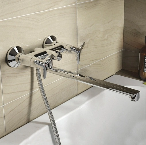 Смеситель для ванны с длинным изливом IDDIS Copter хром COPSBL2i10WA