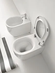 Унитаз приставной безободковый Kerasan Nolita белый 531801 Унитаз приставной безободковый Kerasan Nolita белый 531801, 4