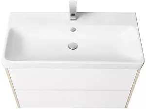 Тумба-умывальник Aquaton Сканди 90 белый/дуб верона 1A2519K0SDB20, 3