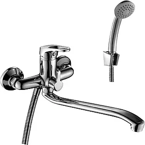 Смеситель для ванны с длинным изливом Rossinka хром B35-34 Смеситель для ванны с длинным изливом Rossinka хром B35-34, 1