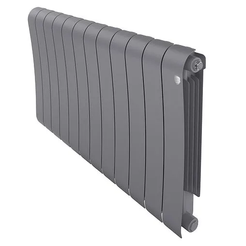 Радиатор биметаллический 12 секций Royal Thermo Infinity 500 Silver Satin RTINSS50012 Радиатор биметаллический 12 секций Royal Thermo Infinity 500 Silver Satin RTINSS50012