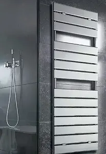 Полотенцесушитель водяной лесенка Lazzarini Palermo 1512х500 полированная сталь 386989, 3