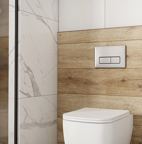 Клавиша смыва для унитаза IDDIS Unifix 080 UNI80M0i77 хром матовый