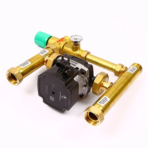 Узел насосно-смесительный с насосом Grundfos UPM3 25-70 Uni-fitt Multimix 477E1500