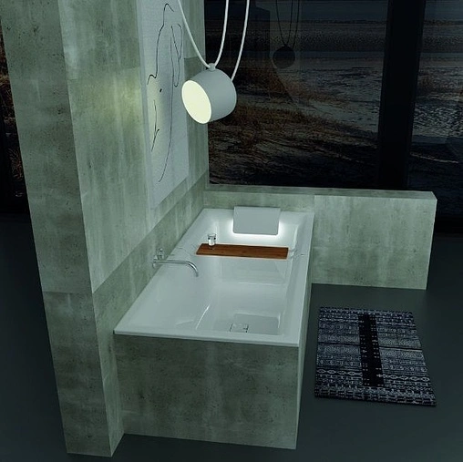 Ванна акриловая Riho STILL SQUARE LED 180x80 L B099004005